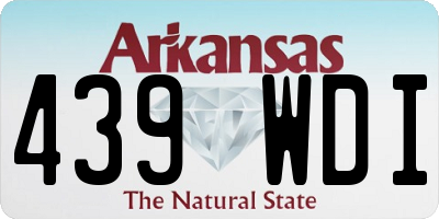 AR license plate 439WDI
