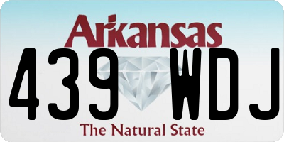 AR license plate 439WDJ