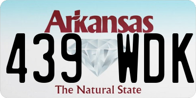 AR license plate 439WDK