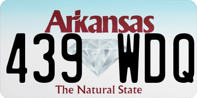 AR license plate 439WDQ