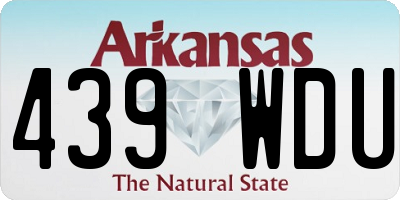 AR license plate 439WDU