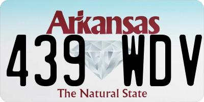 AR license plate 439WDV