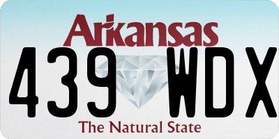 AR license plate 439WDX