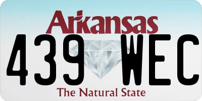 AR license plate 439WEC