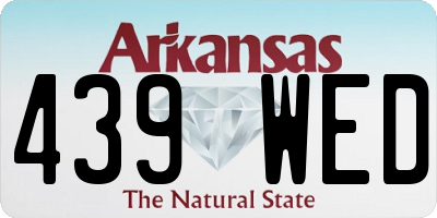 AR license plate 439WED