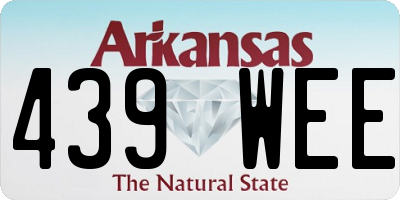 AR license plate 439WEE
