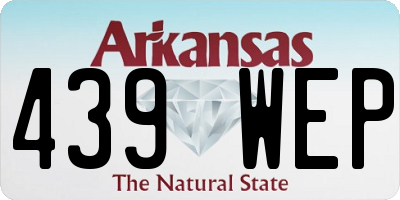 AR license plate 439WEP