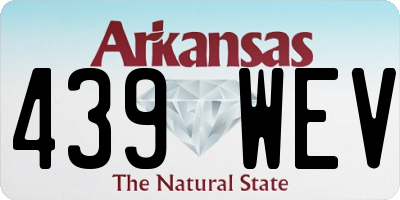 AR license plate 439WEV