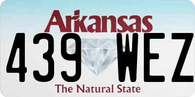 AR license plate 439WEZ
