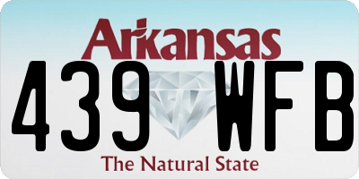 AR license plate 439WFB