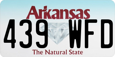 AR license plate 439WFD