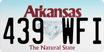 AR license plate 439WFI