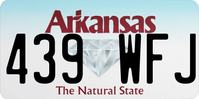 AR license plate 439WFJ