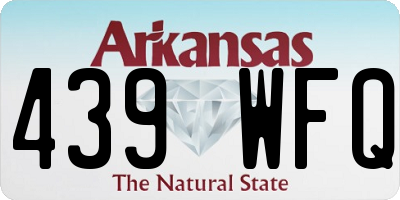 AR license plate 439WFQ