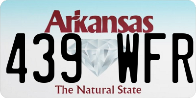 AR license plate 439WFR