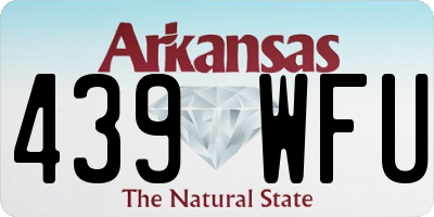 AR license plate 439WFU