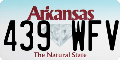 AR license plate 439WFV