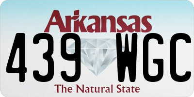 AR license plate 439WGC
