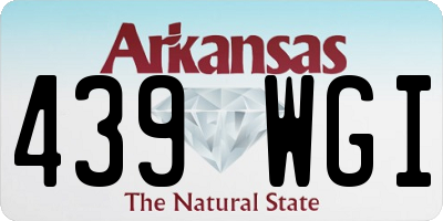 AR license plate 439WGI