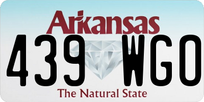 AR license plate 439WGO