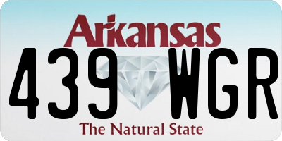 AR license plate 439WGR