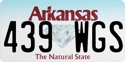 AR license plate 439WGS