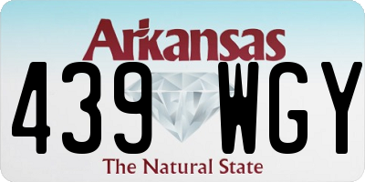AR license plate 439WGY