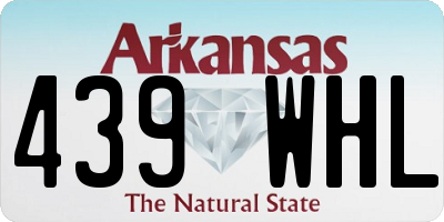 AR license plate 439WHL