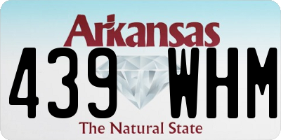AR license plate 439WHM