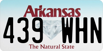 AR license plate 439WHN