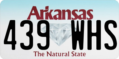 AR license plate 439WHS