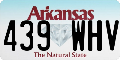 AR license plate 439WHV