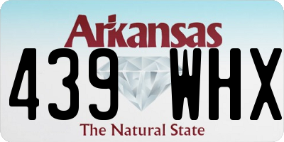 AR license plate 439WHX