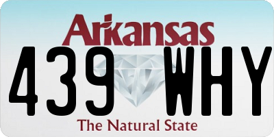 AR license plate 439WHY