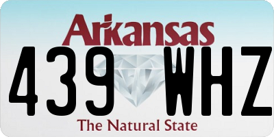 AR license plate 439WHZ