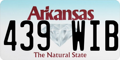 AR license plate 439WIB