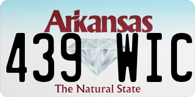 AR license plate 439WIC