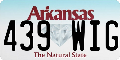 AR license plate 439WIG