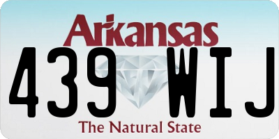 AR license plate 439WIJ