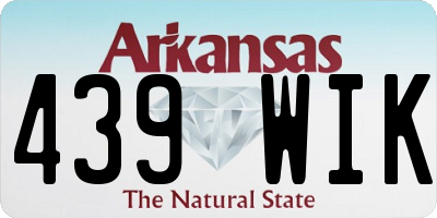 AR license plate 439WIK