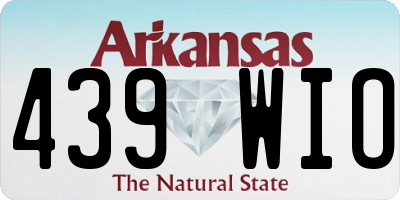 AR license plate 439WIO