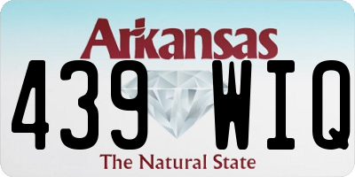 AR license plate 439WIQ