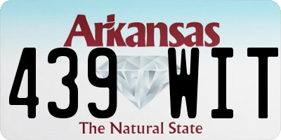 AR license plate 439WIT