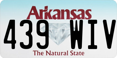 AR license plate 439WIV