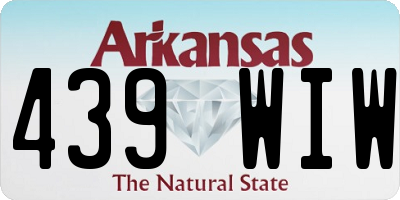 AR license plate 439WIW