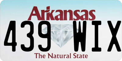 AR license plate 439WIX
