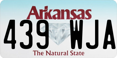 AR license plate 439WJA