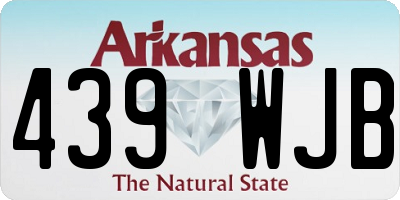 AR license plate 439WJB
