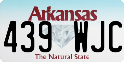 AR license plate 439WJC