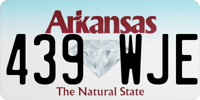 AR license plate 439WJE